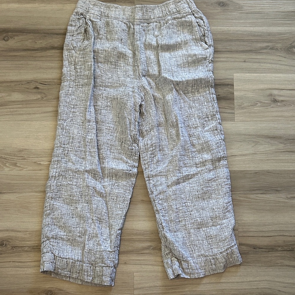 Tahari Gray Textured Pants